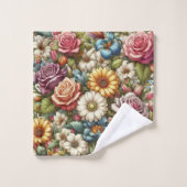 Tout sur le design floral (Gant de toilette)