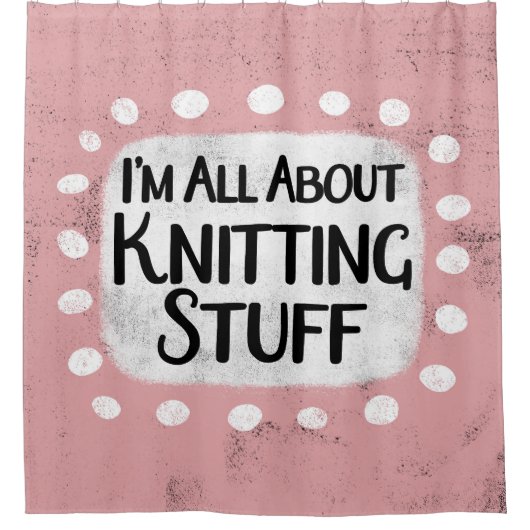 Tout sur le Tricot Stuff Douche rideau (Devant)