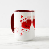 Tout sur l'empreinte de la tasse de coeur (Devant gauche)