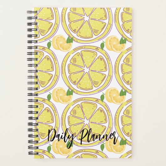 Tout sur les citrons - planificateur quotidien (Devant)