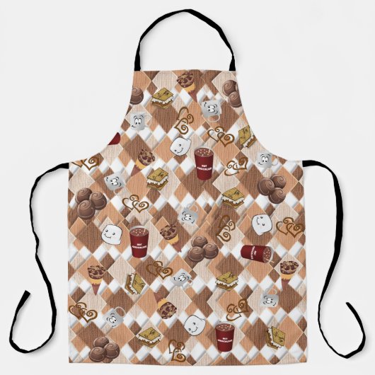Tout sur l'impression Tablier Chocolat Chaud Marsh (Recto)