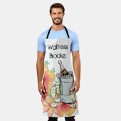 Tout sur l'impression tablier Floral Champagne (Porté)