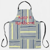 Tout sur l'impression Tablier Gardez-le beau (Recto)