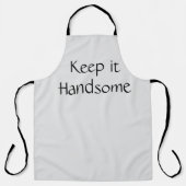 Tout sur l'impression Tablier Gardez-le beau (Recto)