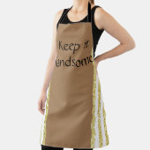 Tout sur l'impression Tablier Gardez-le beau Or Be (Insitu)