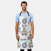 Tout sur l'impression tablier Happy Chef Onions So (Porté)