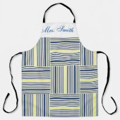 Tout sur l'impression tablier jaune Bleu bande (Recto)