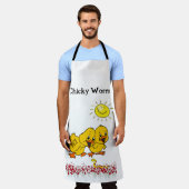 Tout sur l'impression tablier jaune poussin vers f (Porté)