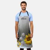 Tout sur l'impression Tablier tournesol floral Our (Porté)