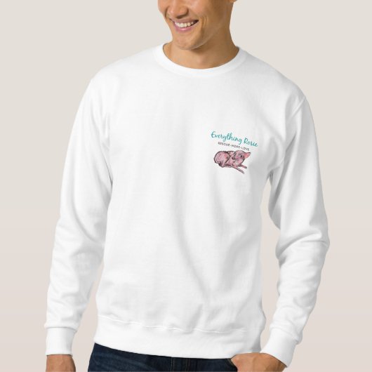 Tout sweatshirt de base de Rosie (petit graphique) (Devant)
