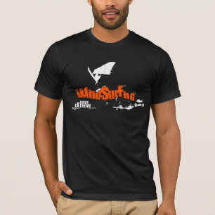 Tout T-shirt de planche à voile de couleur pour