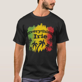 Tout T-shirt d'Irie avec des palmiers