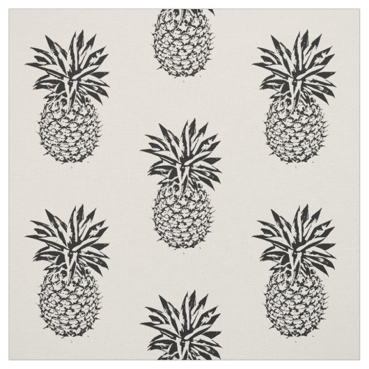 Tout tissu iconique mignon d'ananas de couleur (Échantillon)