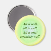 Tout va bien, affirmation magnets (Recto/Verso)