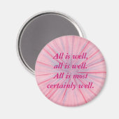 Tout va bien, affirmation magnets (Recto/Verso)