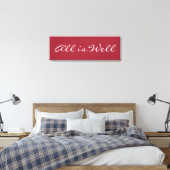 Tout va bien, Citation Inspirationnelle Toile Enve (Insitu(Chambre))