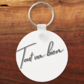 Tout Va Bien - Porte-clé Stroopwafel & Piano (Verso)