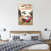 Tout Va Tuer Rallye Racing Décor En Toile (Insitu(Chambre))