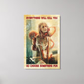 Tout Va Tuer Tatouage Tatouage Poster Toile (Recto)