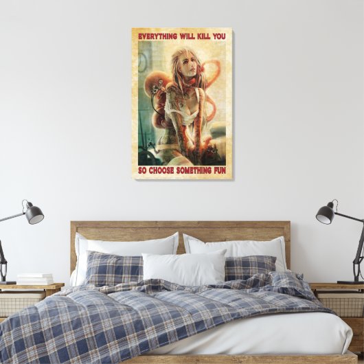 Tout Va Tuer Tatouage Tatouage Poster Toile (Insitu(Chambre))