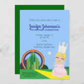 TOUTE AGE Glinda of Oz BIRTHDAY PARTY invitation (Devant / Derrière)