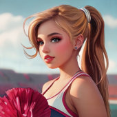 Toute American Girl Cheerled Duffel Sac