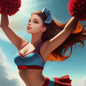 Toute American Girl Cheerled Duffel Sac