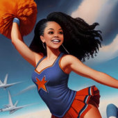 Toute American Girl Cheerled Duffel Sac