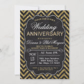 TOUTE ANNÉE - Invitation d'anniversaire de mariage (Devant)