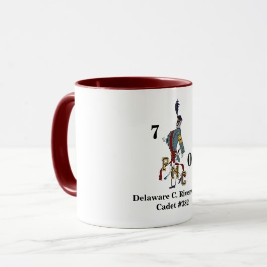 TOUTE ANNÉE RÉUNION MUG - avec graphique CADET FIE (Devant gauche)