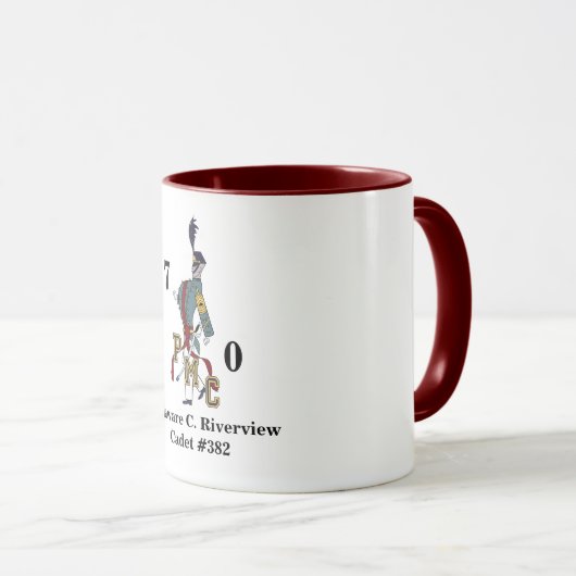TOUTE ANNÉE RÉUNION MUG - avec graphique CADET FIE (Devant droit)