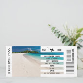 TOUTE carte d'embarquement de destination escapade (Debout devant)