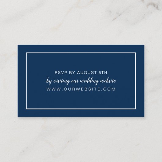 TOUTE carte en ligne RSVP mariage COLOR (Devant)