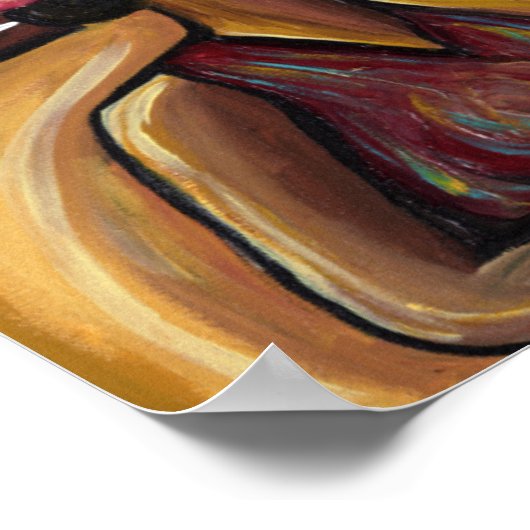 Toute cette affiche de jazz (Coin)