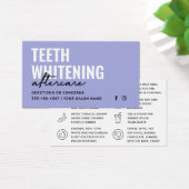 Toute couleur Dents blanchissant les instructions (Bureau)