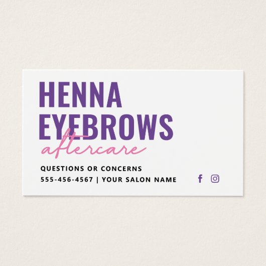 Toute couleur Henna Brows Brows Brows Tint Afterca (Devant)