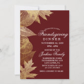 Toute couleur - Invitation de dîner Friendsgiving (Devant)