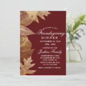 Toute couleur - Invitation de dîner Friendsgiving (Debout devant)