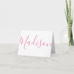 Toute couleur - Nom du script Cartes de notes pers
