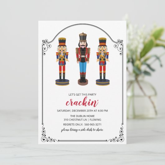 TOUTE COULEUR - Nutcracker Holiday Invitation (Debout devant)