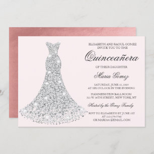 TOUTE COULEUR - Quinceanera Invitation d'anniversa