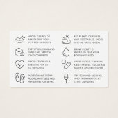 Toute instruction de remplissage de lèvres couleur (Dos)