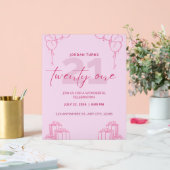Toute Invitation d'anniversaire rose (Mariage)
