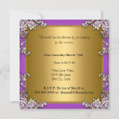 Toute invitation de fête (Dos)