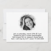 * Toute invitation DIY de fête Doodle Anniversaire (Dos)