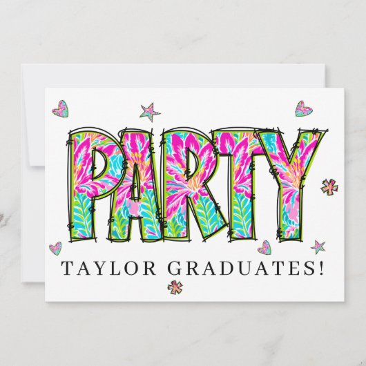 * Toute invitation DIY PARTIE Doodle  événement di (Devant)