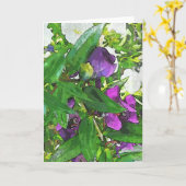 Toute la carte de voeux d'occasion (blanc à (Fleur jaune)