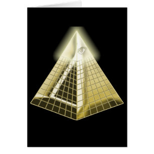Toute la carte voyante de pyramide d'oeil