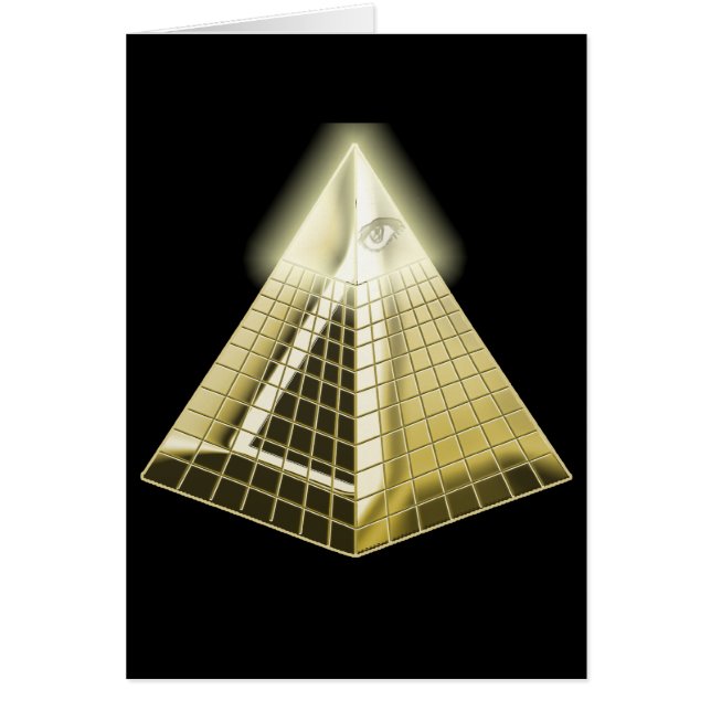 Toute la carte voyante de pyramide d'oeil (Devant)