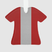 Toute la feuille d'érable rouge canadienne sur l'i (dos)